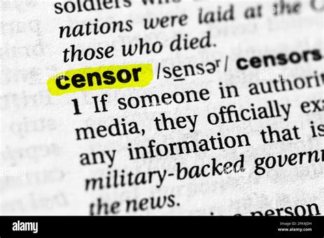 ensored|Censor Definition & Meaning 